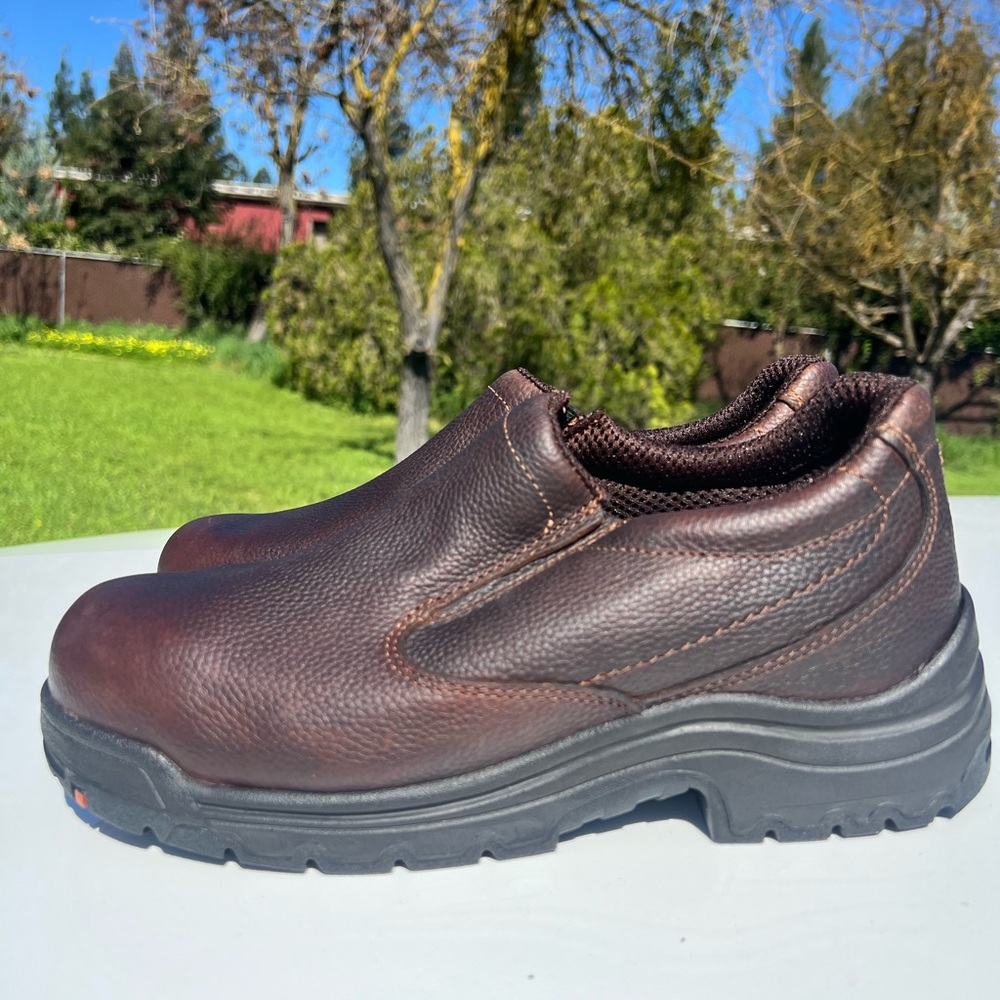 Timberland PRO Brown Slip-On Work Loafers - Picture 5 of 7